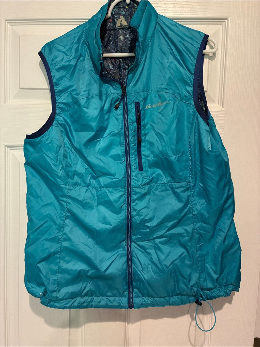 Eddie Bauer Teal Blue Lightweight Women's Packable Vest